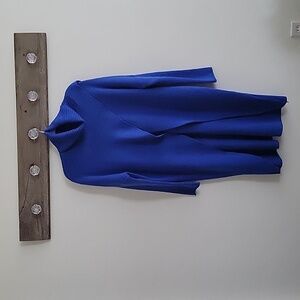 Beautiful Long Open Turtle Neck Sweater SZ XL